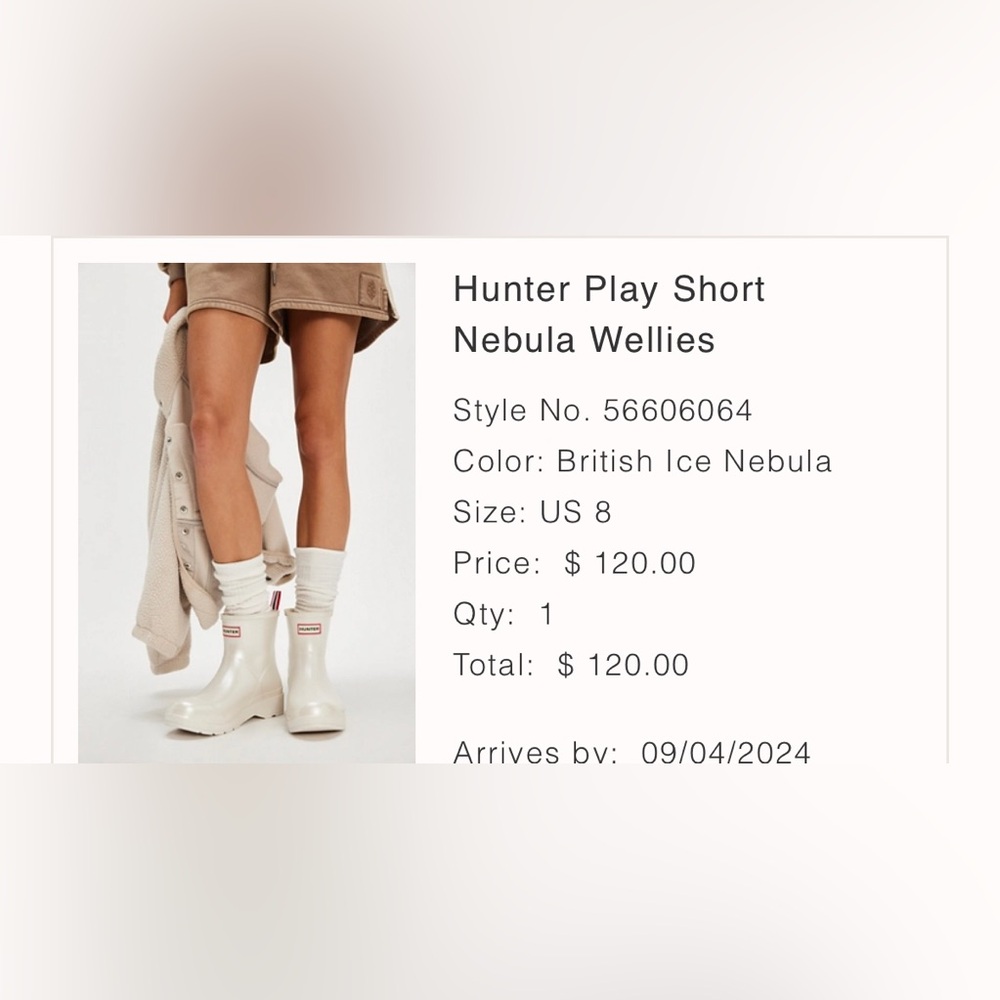 Hunter Play Short Nebula Wellies